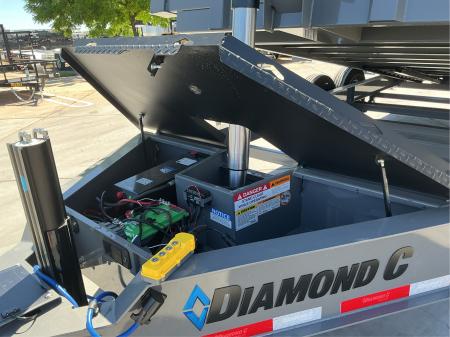 New 2026 Diamond C Trailers LPT207L16X82PS P4 7FT X 16FT 15500 GVW Dump Trailer