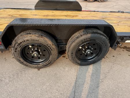 New 2027 Big Tex 16TI-22A-BK Flatbed Trailer