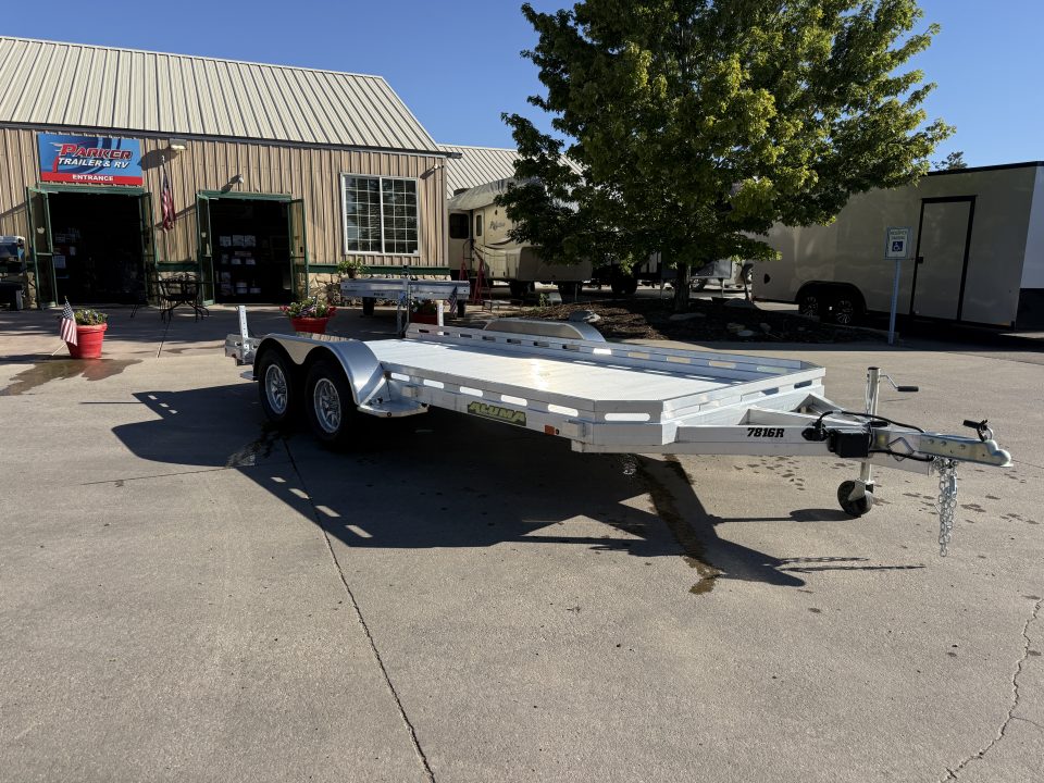New 2027 Aluma 7816TA-EL-R-RTD Utility Trailer