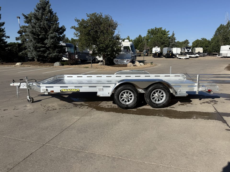 New 2027 Aluma 7816TA-EL-R-RTD Utility Trailer