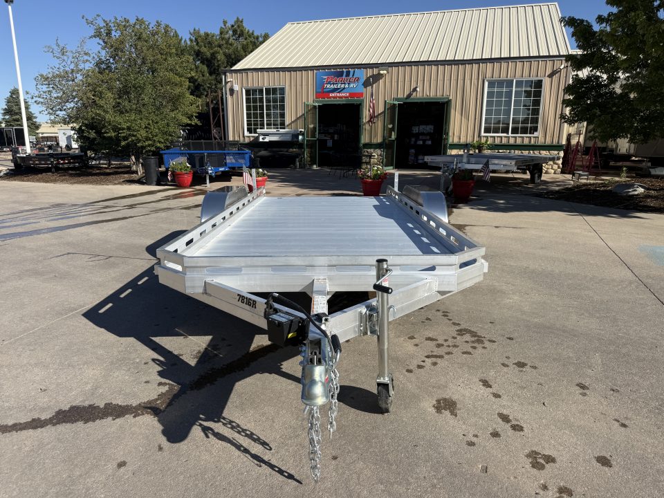 New 2027 Aluma 7816TA-EL-R-RTD Utility Trailer