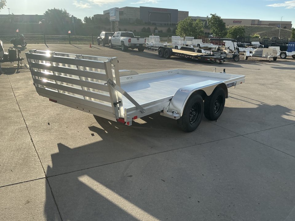 New 2027 Aluma 7814ESA-TA-EL-BT Utility Trailer
