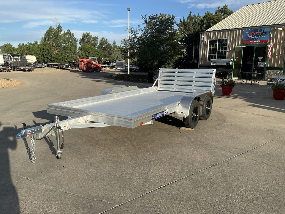 New 2027 Aluma 7814ESA-TA-EL-BT Utility Trailer