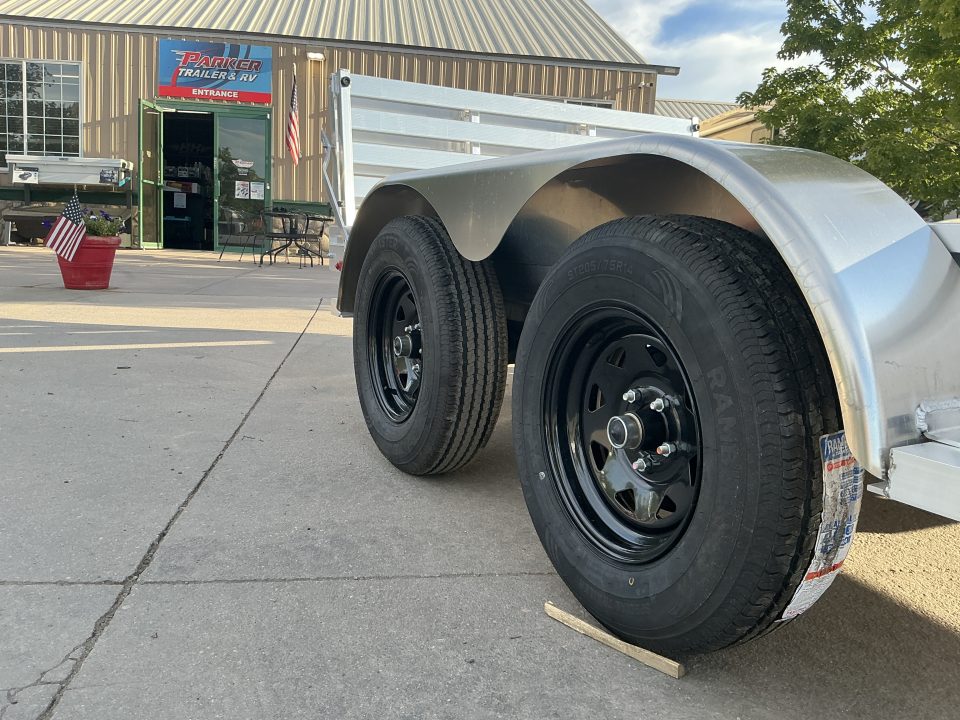 New 2027 Aluma 7814ESA-TA-EL-BT Utility Trailer