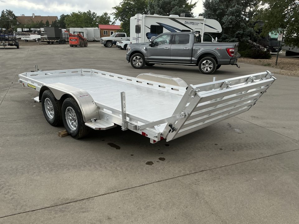 New 2027 Aluma 7816TA-EL-BT-RTD Utility Trailer