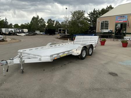 New 2027 Aluma 7816TA-EL-BT-RTD Utility Trailer