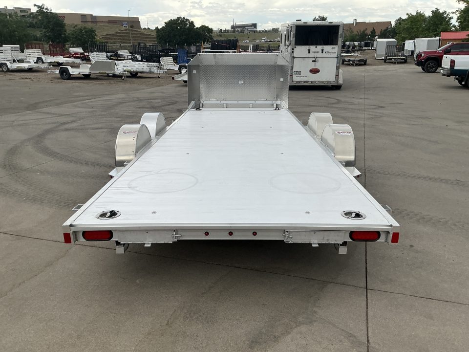 New 2027 Aluma 8218H-ANV-TILT-TA-EL-RTD Flatbed Trailer