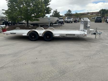 New 2027 Aluma 8218H-ANV-TILT-TA-EL-RTD Flatbed Trailer