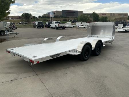 New 2027 Aluma 8218H-ANV-TILT-TA-EL-RTD Flatbed Trailer