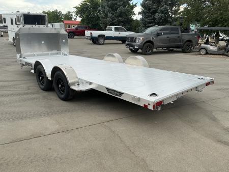 New 2027 Aluma 8218H-ANV-TILT-TA-EL-RTD Flatbed Trailer