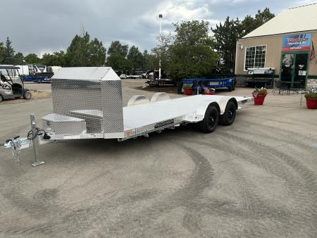 New 2027 Aluma 8218H-ANV-TILT-TA-EL-RTD Flatbed Trailer