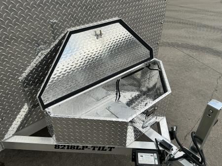 New 2027 Aluma 8218H-ANV-TILT-TA-EL-RTD Flatbed Trailer