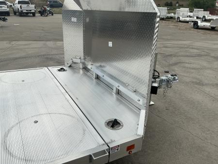 New 2027 Aluma 8218H-ANV-TILT-TA-EL-RTD Flatbed Trailer