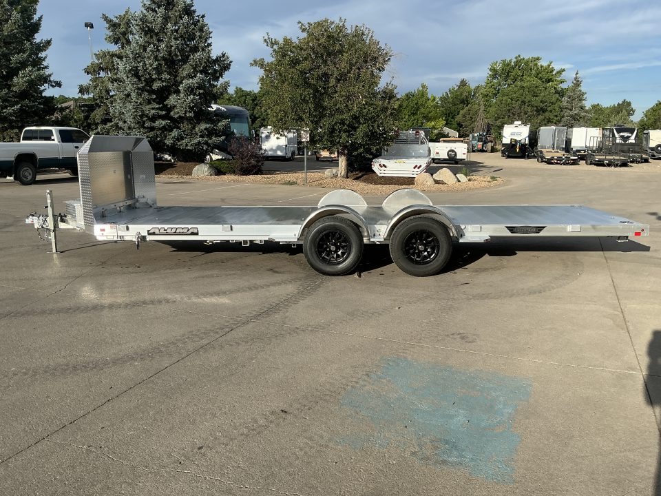 New 2027 Aluma 8220H-LP-TILT-TA-EL-R-RTD Flatbed Trailer