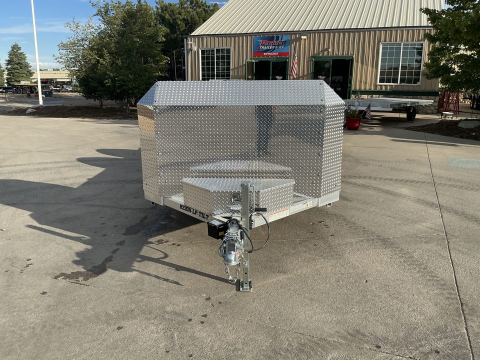 New 2027 Aluma 8220H-LP-TILT-TA-EL-R-RTD Flatbed Trailer