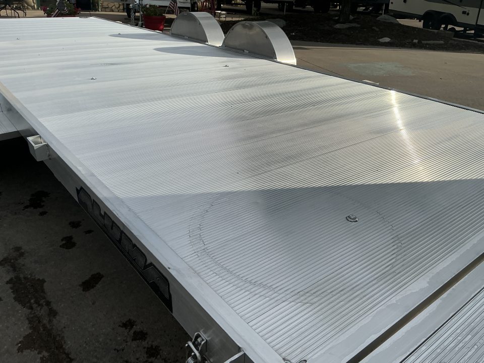 New 2027 Aluma 8220H-LP-TILT-TA-EL-R-RTD Flatbed Trailer