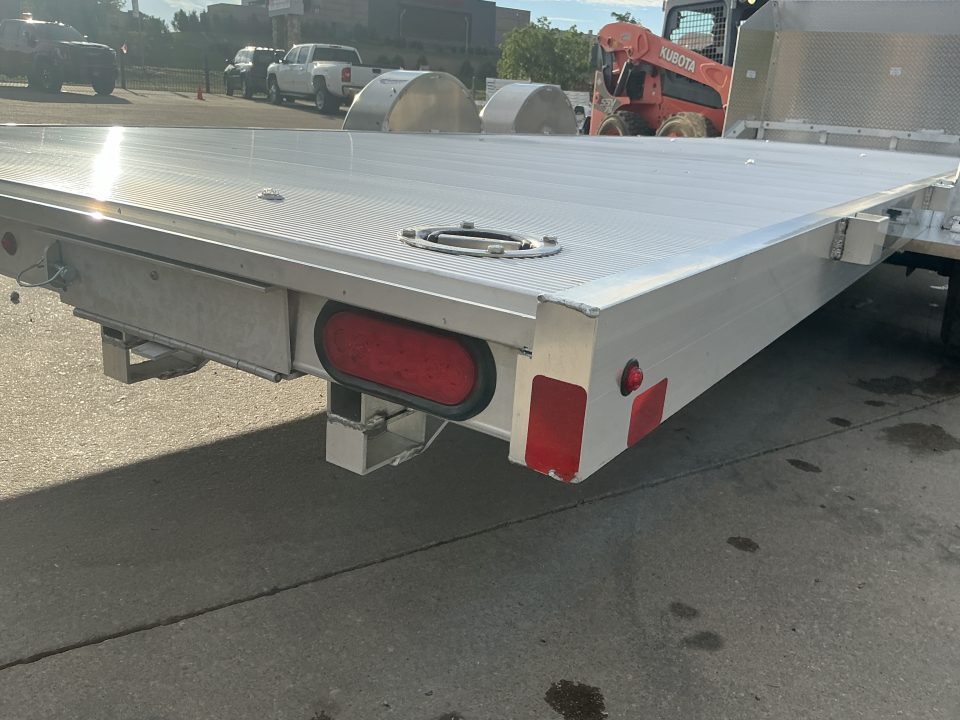 New 2027 Aluma 8220H-LP-TILT-TA-EL-R-RTD Flatbed Trailer