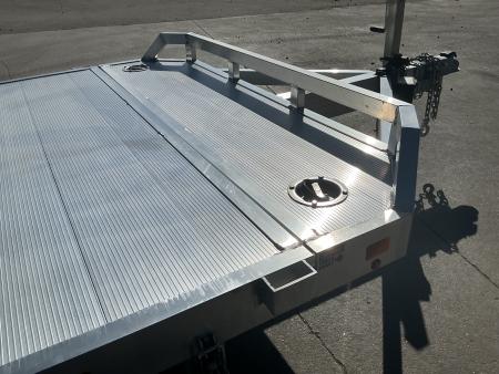 New 2027 Aluma 8220H-TILT-TA-EL-RTD Flatbed Trailer