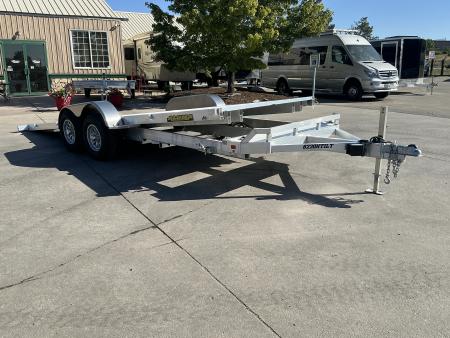 New 2027 Aluma 8220H-TILT-TA-EL-RTD Flatbed Trailer