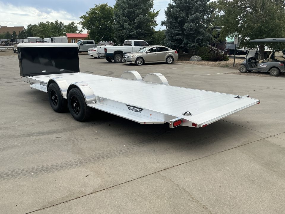 New 2027 Aluma 8220H-XL-TILT-TA-EL-RTD-CB Flatbed Trailer