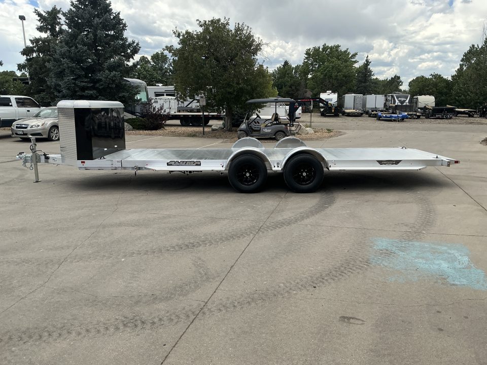 New 2027 Aluma 8220H-XL-TILT-TA-EL-RTD-CB Flatbed Trailer