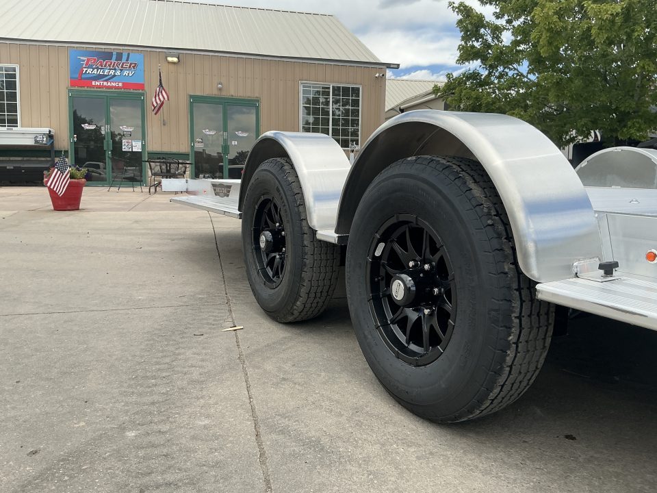 New 2027 Aluma 8220H-XL-TILT-TA-EL-RTD-CB Flatbed Trailer