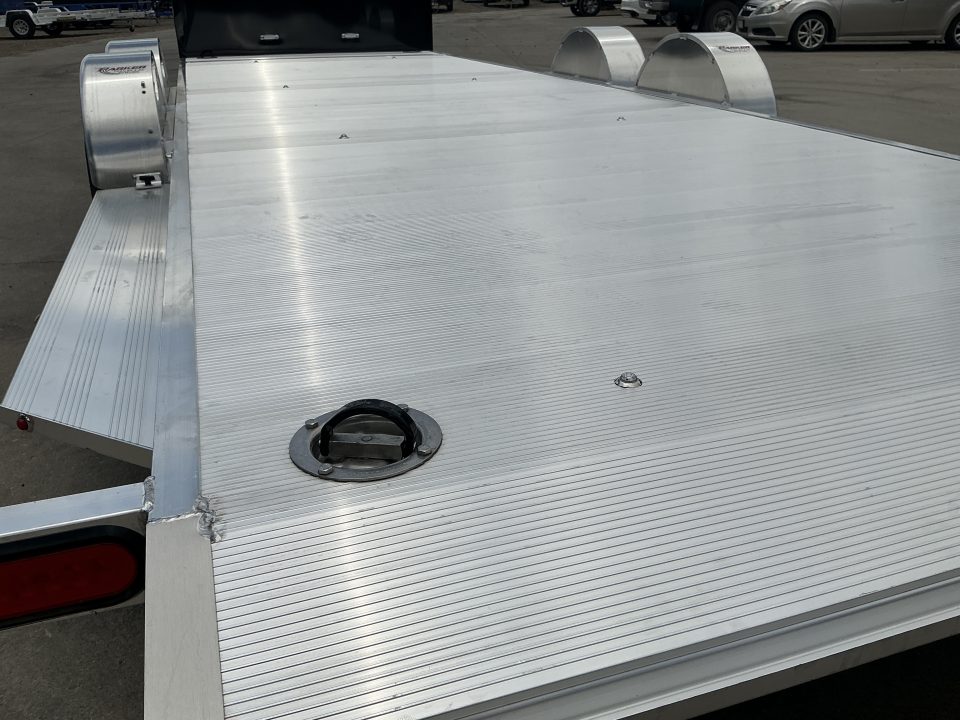 New 2027 Aluma 8220H-XL-TILT-TA-EL-RTD-CB Flatbed Trailer
