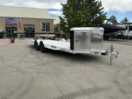 New 2027 Aluma 8220H-XL-TILT-TA-EL-RTD-CB Flatbed Trailer
