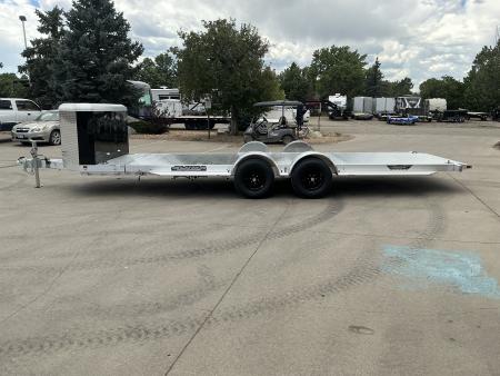 New 2027 Aluma 8220H-XL-TILT-TA-EL-RTD-CB Flatbed Trailer