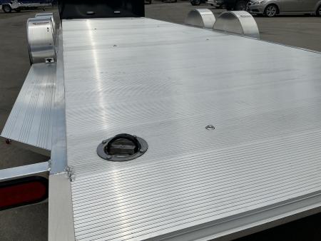 New 2027 Aluma 8220H-XL-TILT-TA-EL-RTD-CB Flatbed Trailer