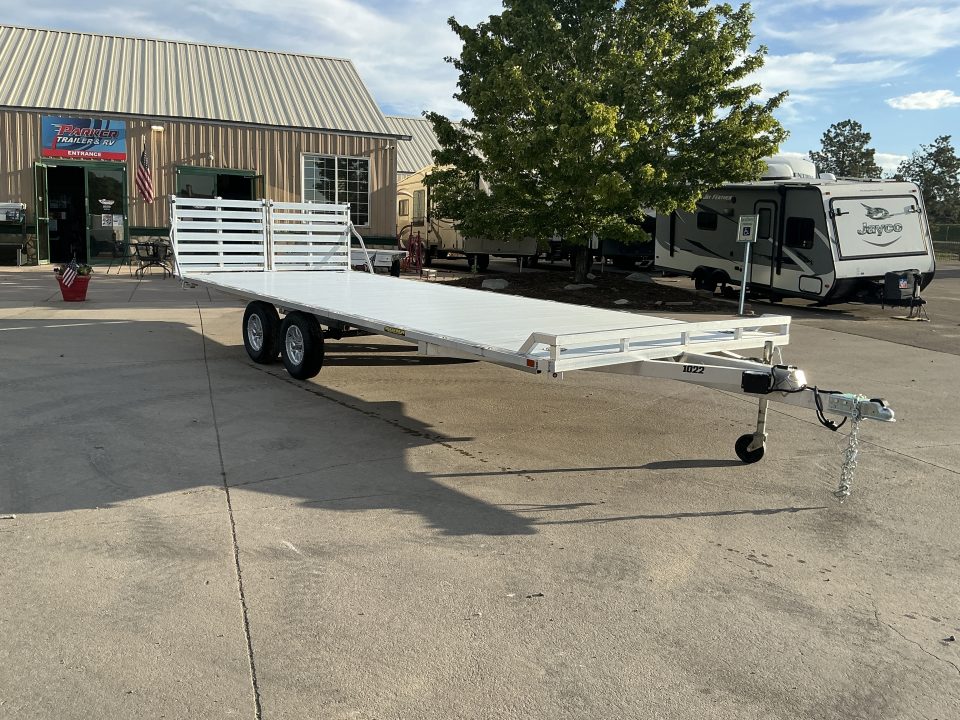 New 2027 Aluma 1022TA-BT-RR-RTD Flatbed Trailer