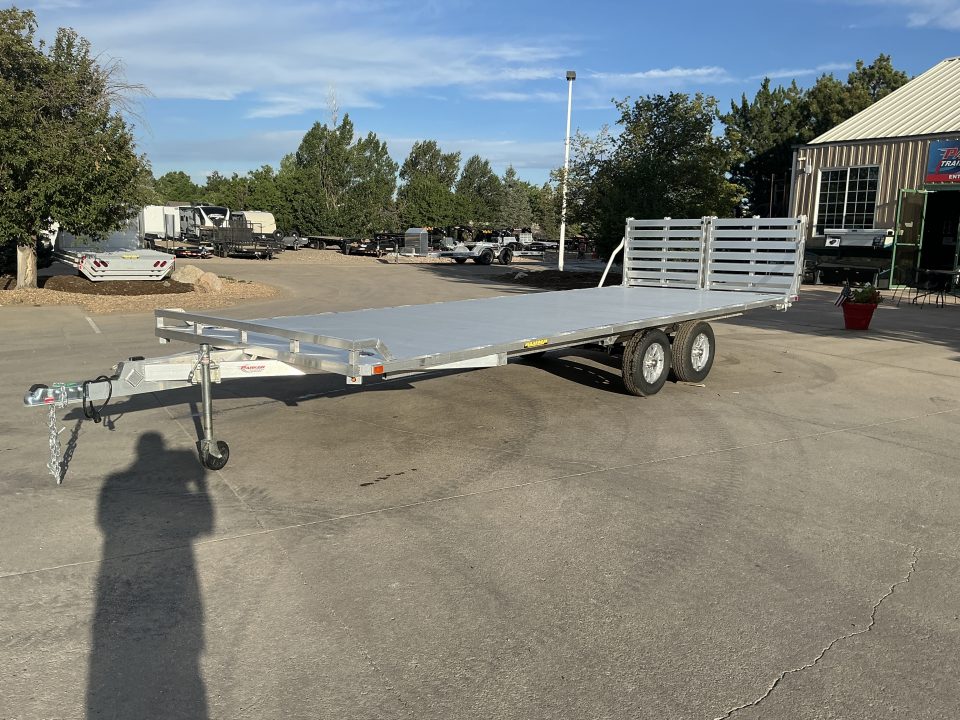 New 2027 Aluma 1022TA-BT-RR-RTD Flatbed Trailer