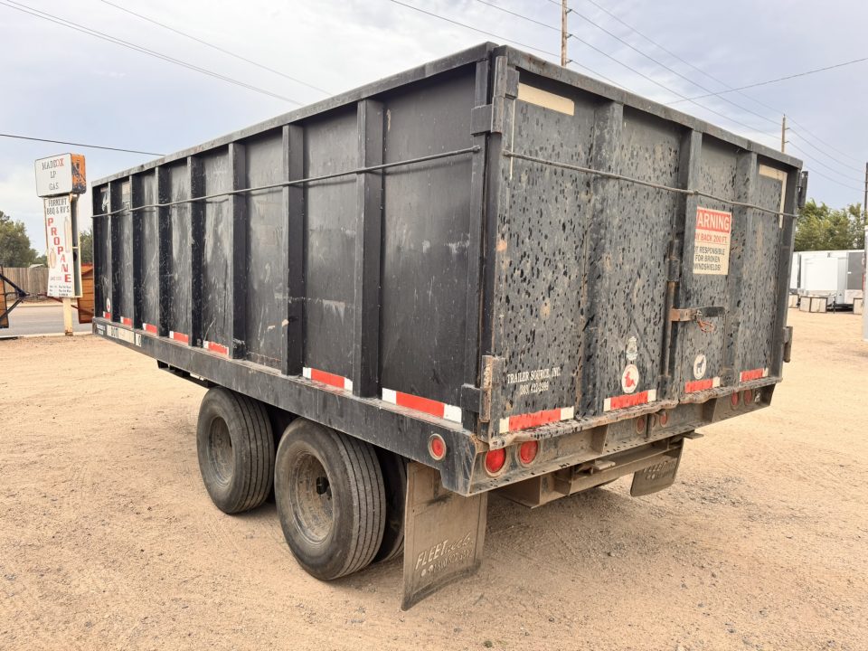 Used 2003 DIAC 8.5-16-4H Tandem Dual Deck Over Gooseneck Dump