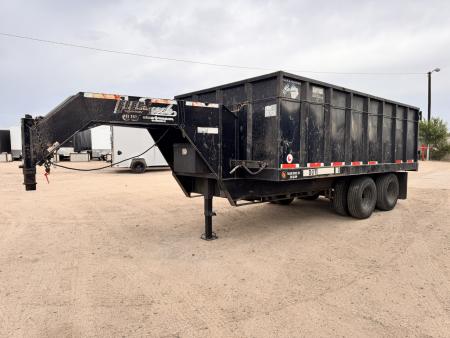 Used 2003 DIAC 8.5-16-4H Tandem Dual Deck Over Gooseneck Dump