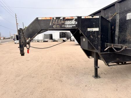 Used 2003 DIAC 8.5-16-4H Tandem Dual Deck Over Gooseneck Dump