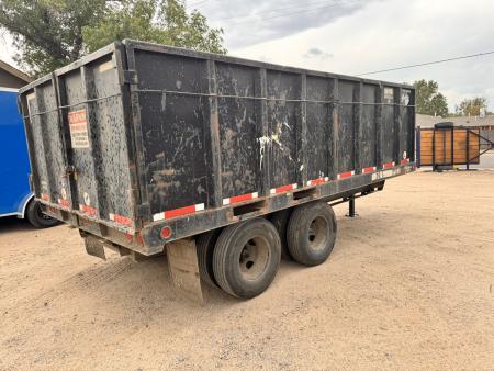 Used 2003 DIAC 8.5-16-4H Tandem Dual Deck Over Gooseneck Dump