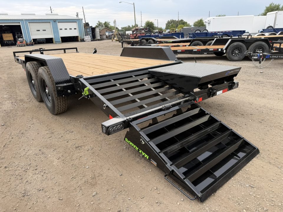 New 2026 Load Trail 7-HD20 Equipment Hauler W/ Max Ramps and 14 PLY Tire Upgrade 14K GVWR