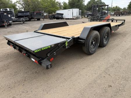 New 2026 Load Trail 7-HD20 Equipment Hauler W/ Max Ramps and 14 PLY Tire Upgrade 14K GVWR