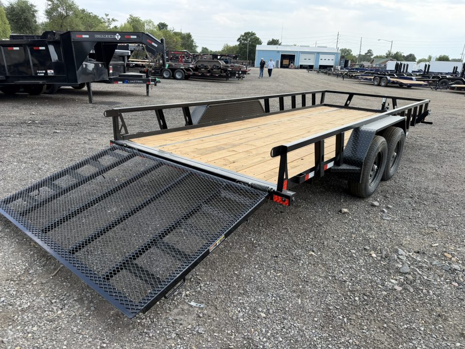 New 2026 Load Trail 7-16 Heavy Duty Ramp Gate Utility 10K GVWR