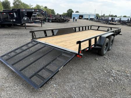 New 2026 Load Trail 7-16 Heavy Duty Ramp Gate Utility 10K GVWR