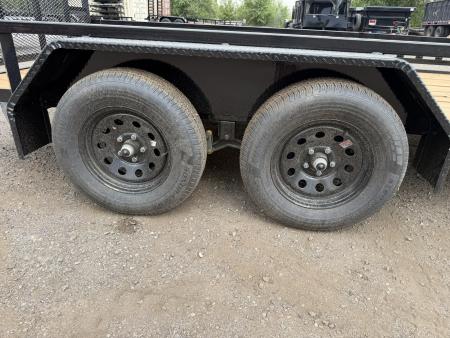 New 2026 Load Trail 7-14 Tandem Axle Ramp Gate Utility W/ ATV Ramps 7K GVWR
