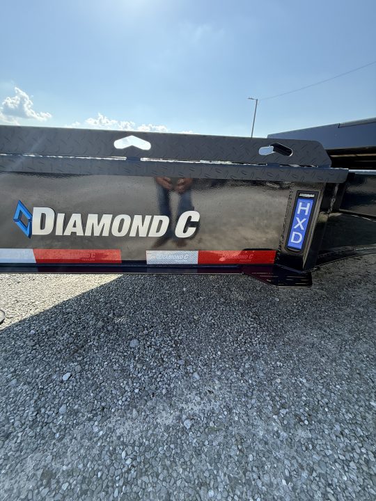 New 2026 Diamond C HXD 210 24’ Equipment Trailer, HYDRAULIC JACK, WIINCH PLATE/BED ROLLER, 23K GVWR, 17.5 18 PLY TIRES