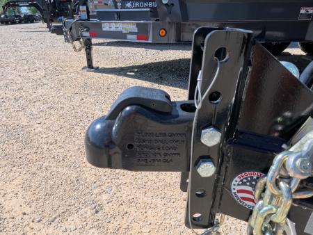 New 2026 H&H Trailers 7 x 14 High Side with Scissor Lift and 14K GVWR Dump Trailer - Black