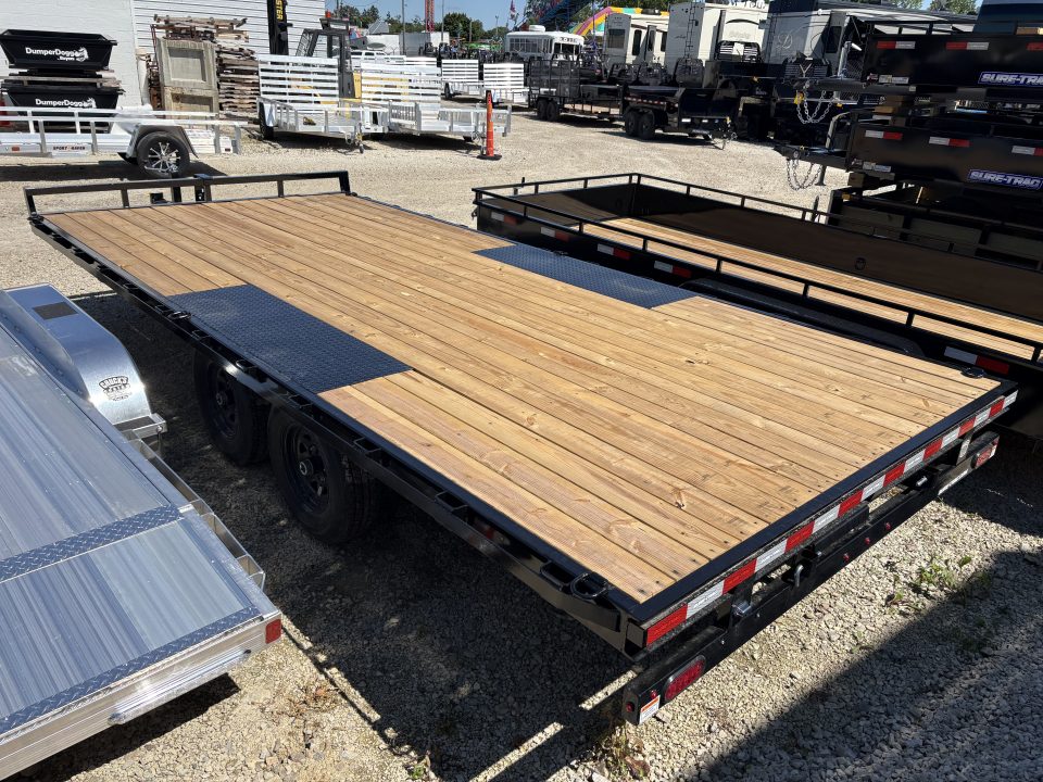 New 2026 Sure-Trac 8.5X18 LP DECKOVER 10K W/RAMPS Deckover Trailer