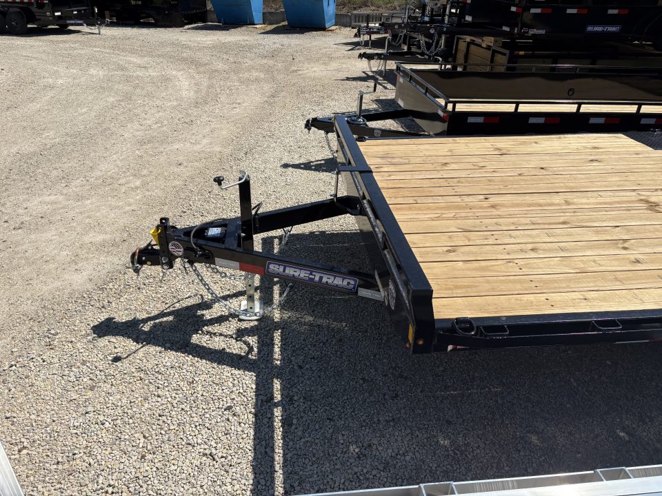 New 2026 Sure-Trac 8.5X18 LP DECKOVER 10K W/RAMPS Deckover Trailer
