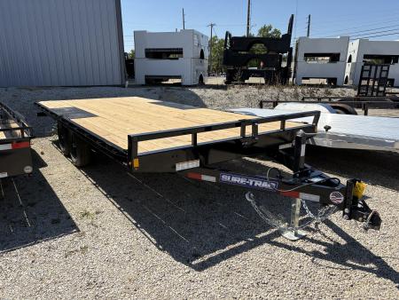 New 2026 Sure-Trac 8.5X18 LP DECKOVER 10K W/RAMPS Deckover Trailer