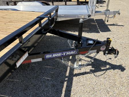 New 2026 Sure-Trac 8.5X18 LP DECKOVER 10K W/RAMPS Deckover Trailer