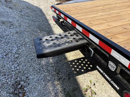 New 2026 Sure-Trac 8.5X18 LP DECKOVER 10K W/RAMPS Deckover Trailer