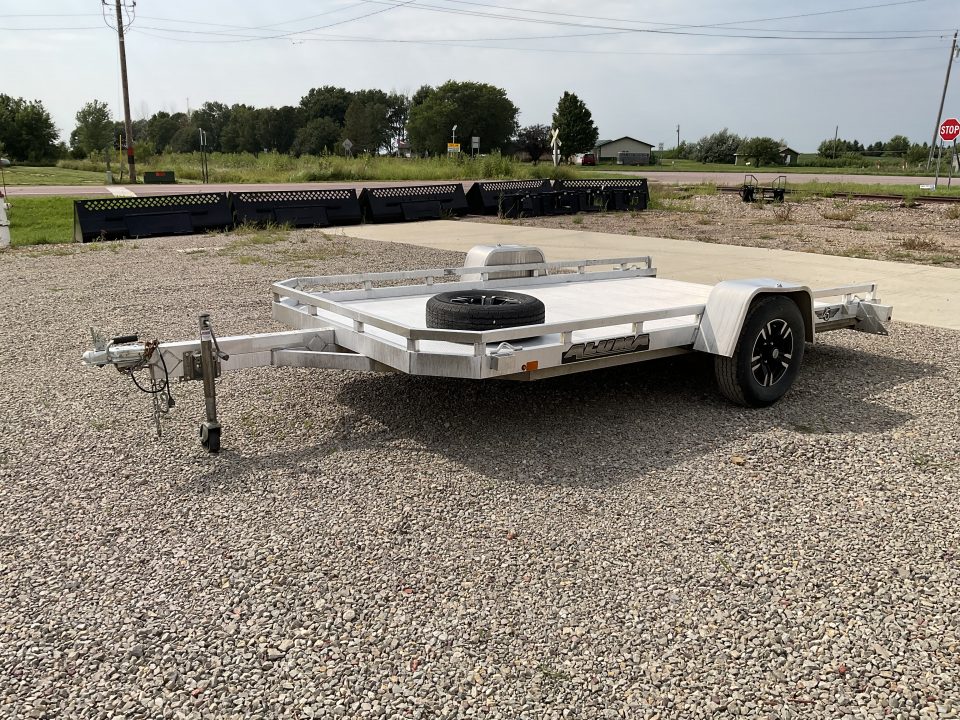 Used 2021 Aluma 7712H-SLR Utility Trailer