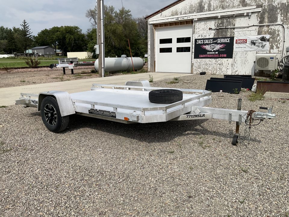 Used 2021 Aluma 7712H-SLR Utility Trailer